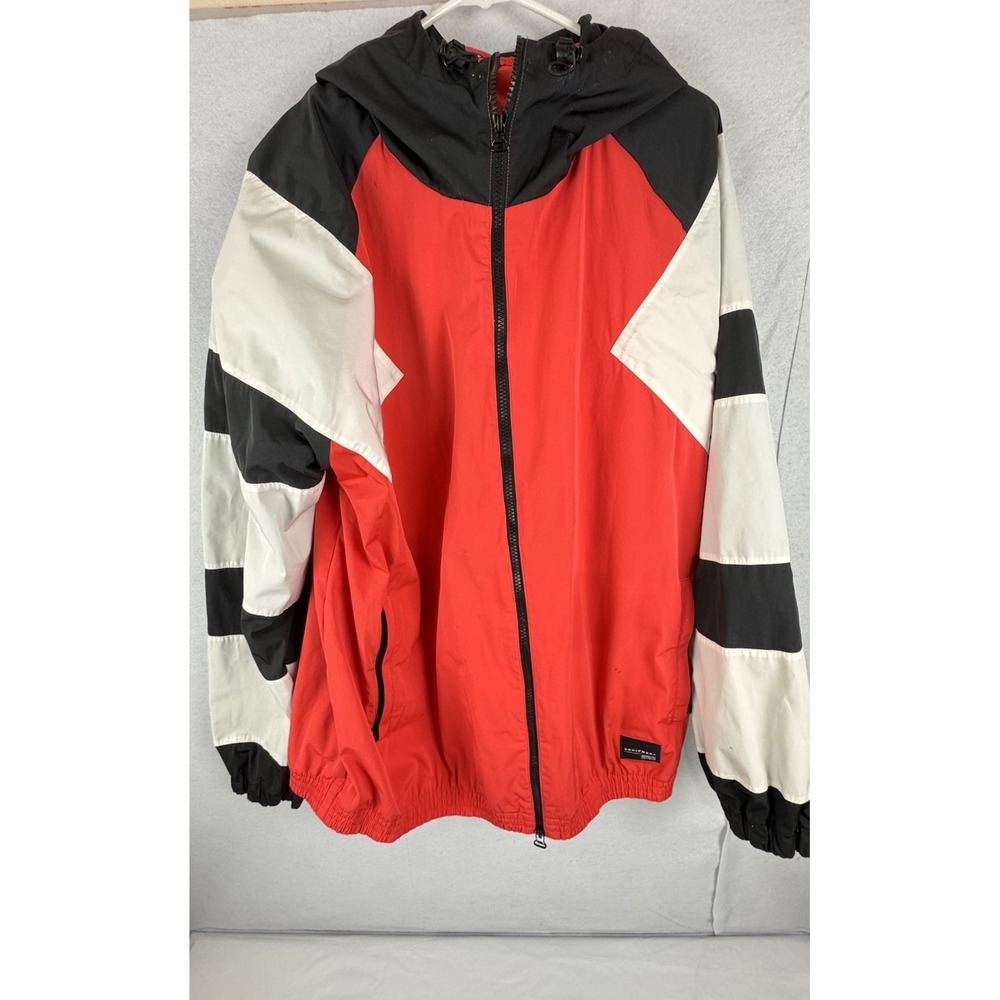 Vintage Adidas Equipment Jacket Men Large Dual Zip Windbreaker Cal Surf - Picture 3 of 8